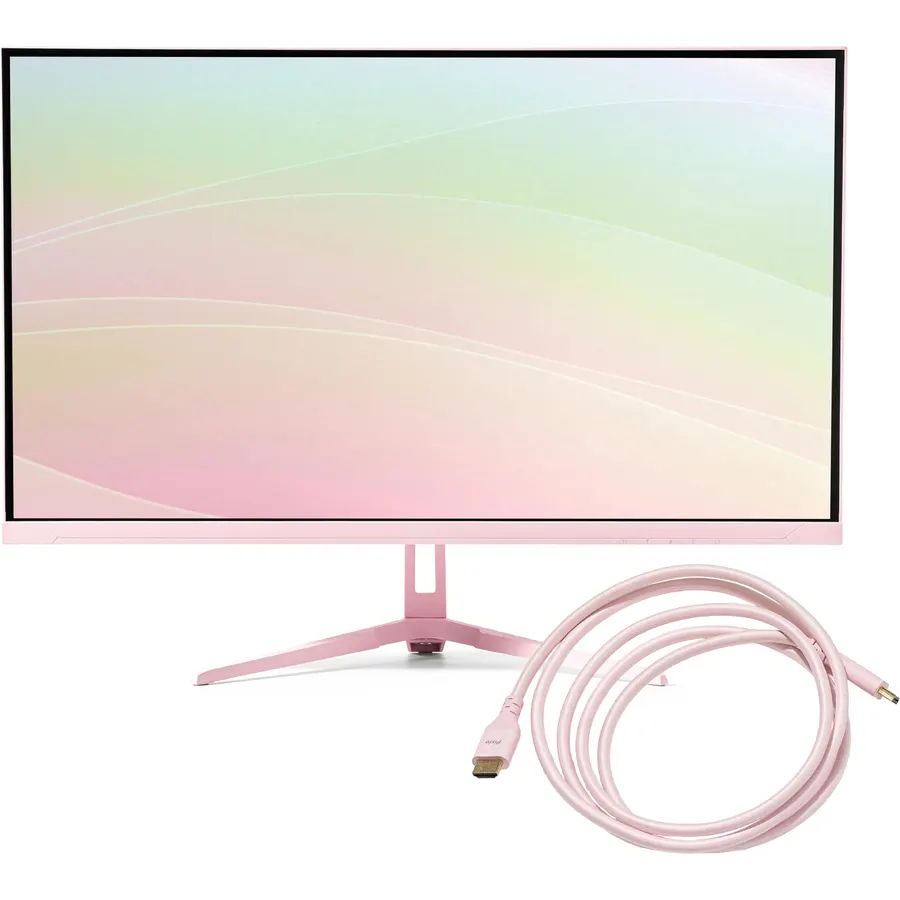 Pixio PX248 Wave Beige 24" 200Hz 1080p Fast IPS Panel 1ms GTG Gaming Monitor with Beige HDMI 2.1 Cable Ultra Certified Ultra High Speed 10FT 8K 60Hz 4K 120Hz Nylon Braided
