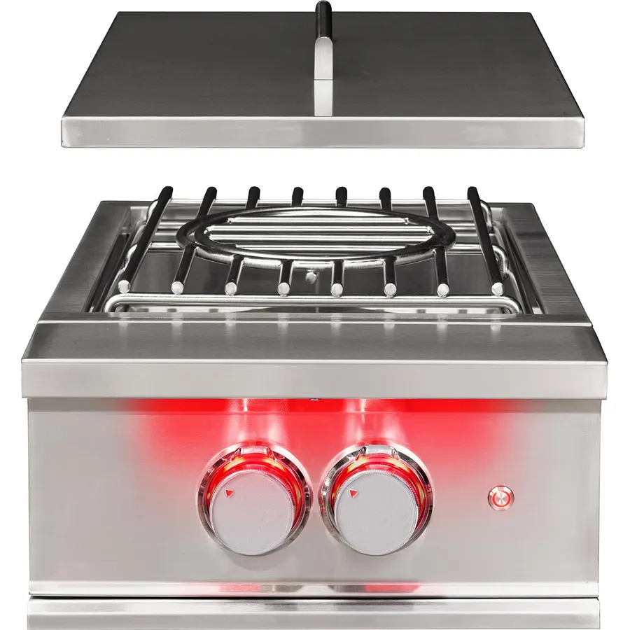 Power Burner, 60,000 BTU Output Built-In Natural Gas Burner