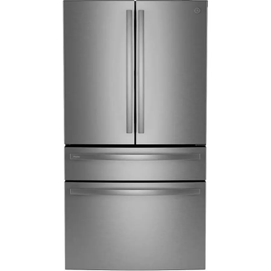 Profile 29 cu. ft. Smart 4-Door French-Door Refrigerator Stainless Steel w/Door in Door, Dual-Dispense AutoFill Pitcher