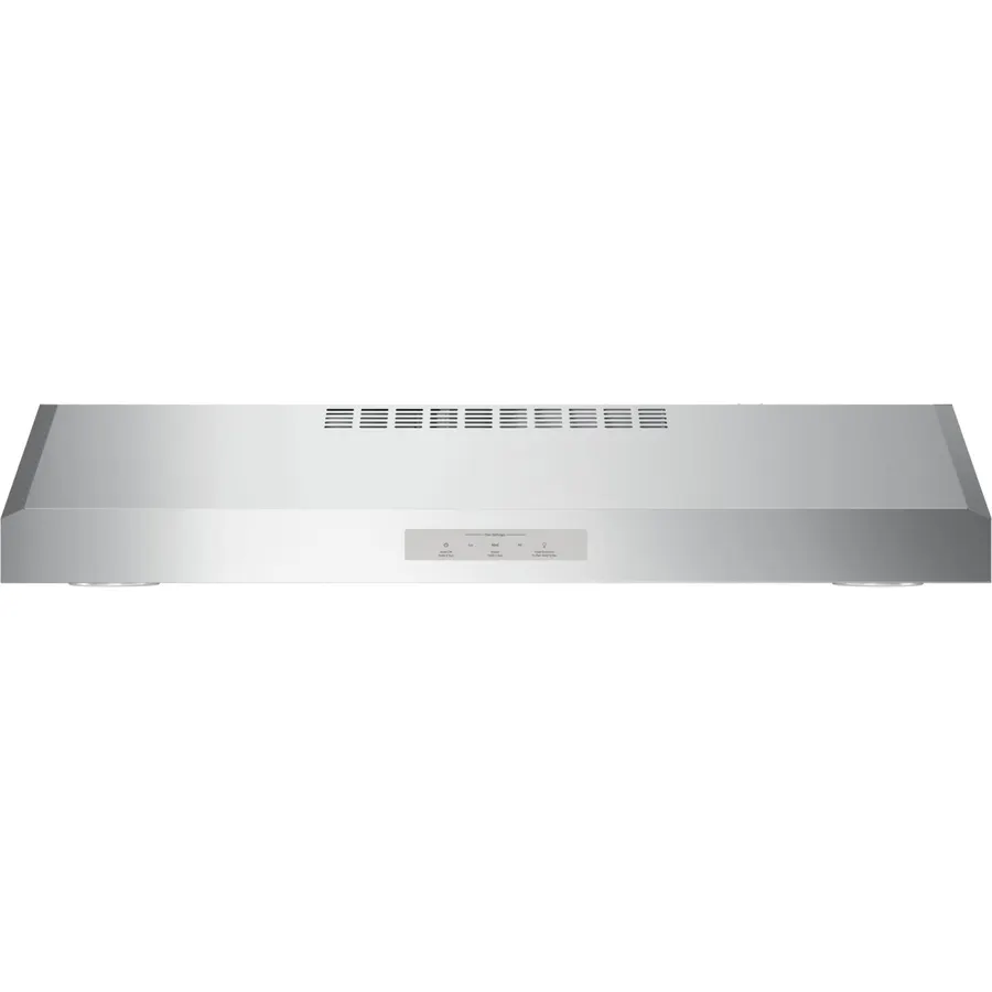 Streamline 36 in. Lucca Convertible Undermount 80 CFM Range Hood in Brushed Stainless Steel with Mesh Filters, Push Button Control, LED Light