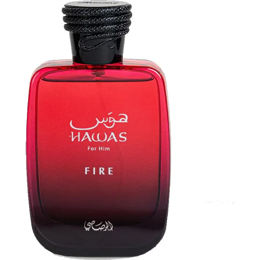 RASASI Hawas Fire Eau De Parfum Spray 100ML(3.4 Oz) - Bold Long Lasting Arabian Perfume For Men With A Fiery Essence - Indulge In A Luxurious Perfume Men That Captures Masculine Elegance And Strength