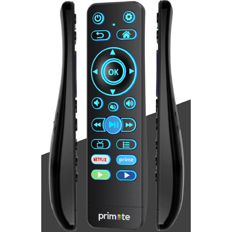 Remote w/Backlit for Fire& Roku Smart-TVs (NOT for Stick or Player)