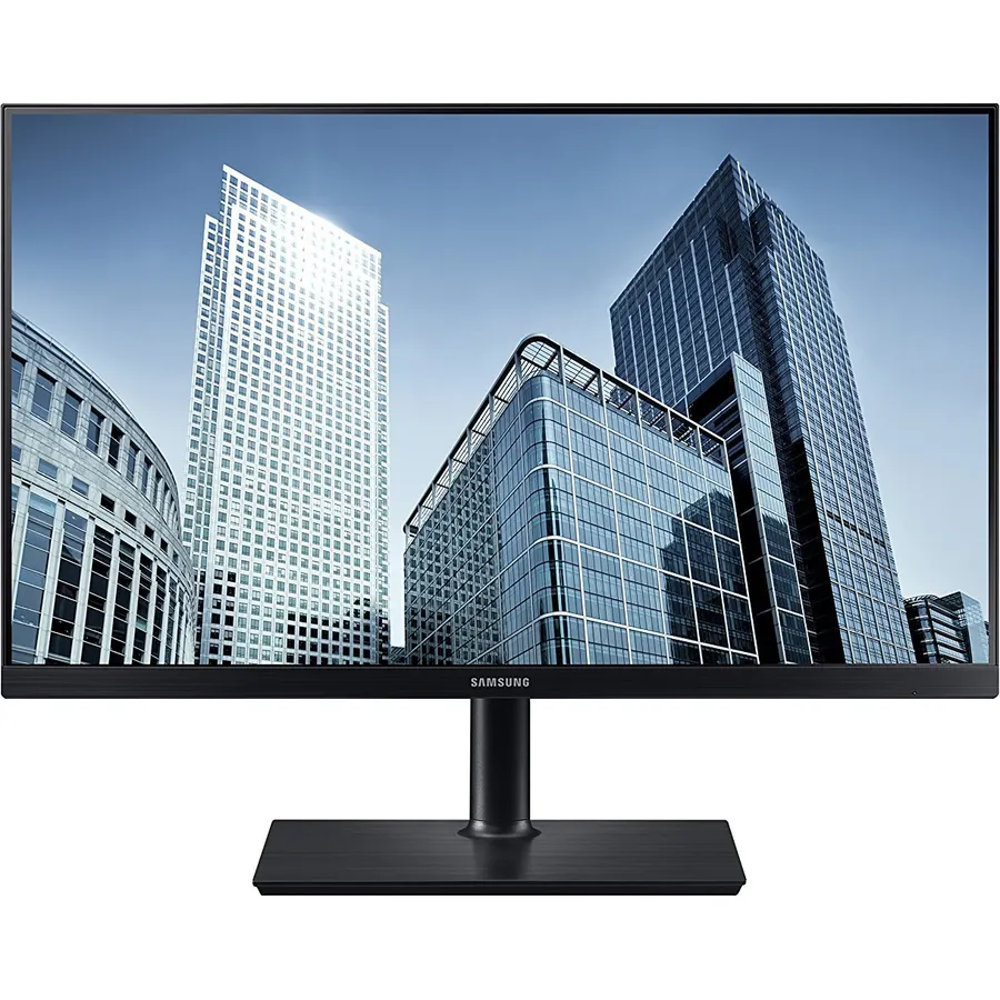 Samsung Business SH850 Series 24 Inch QHD 2560x1440 Desktop Monitor for Business (In Black) with USB-C, HDMI, DisplayPort, 3-Year Warranty, TAA (S24H850QFN)