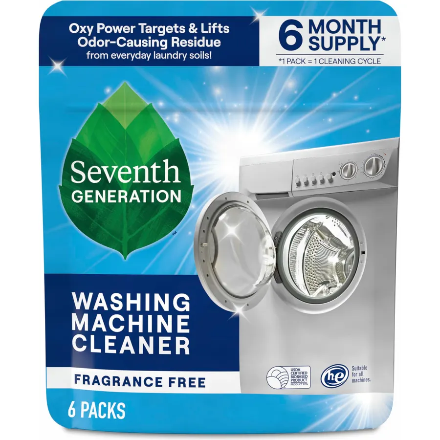 Seventh Generation, Machine Cleaner, 6 Count