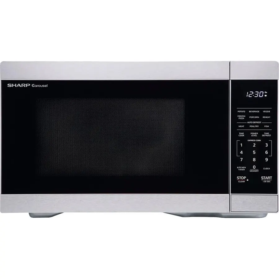 Sharp 1.1 cu. ft. Mid-Size Countertop Microwave Oven (SMC1162HS)