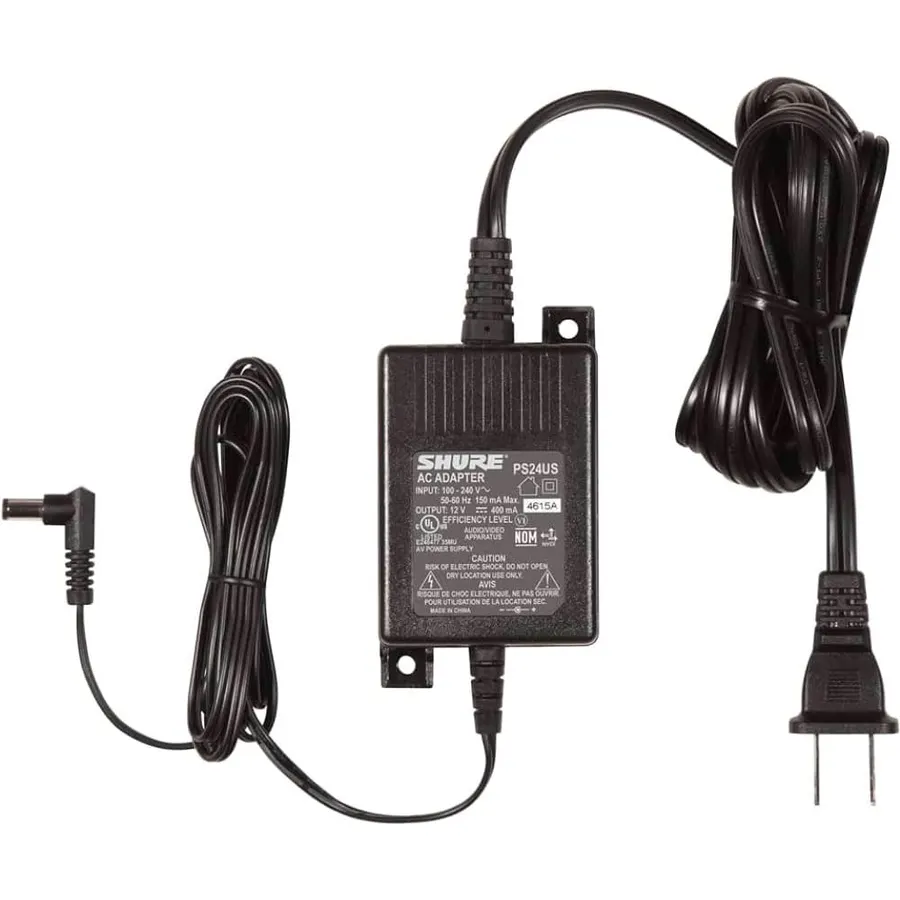 Shure PS24US Replacement Power Supply for Wireless Receivers