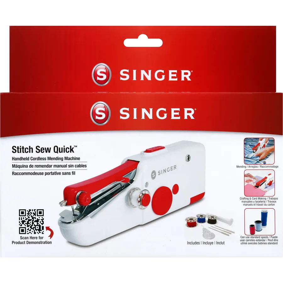 SINGER Stitch Quick+™ Portable Cordless Handheld Mending Machine