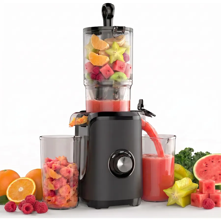 Slow Masticating Juicer Machine with 4.25" Feed Chute