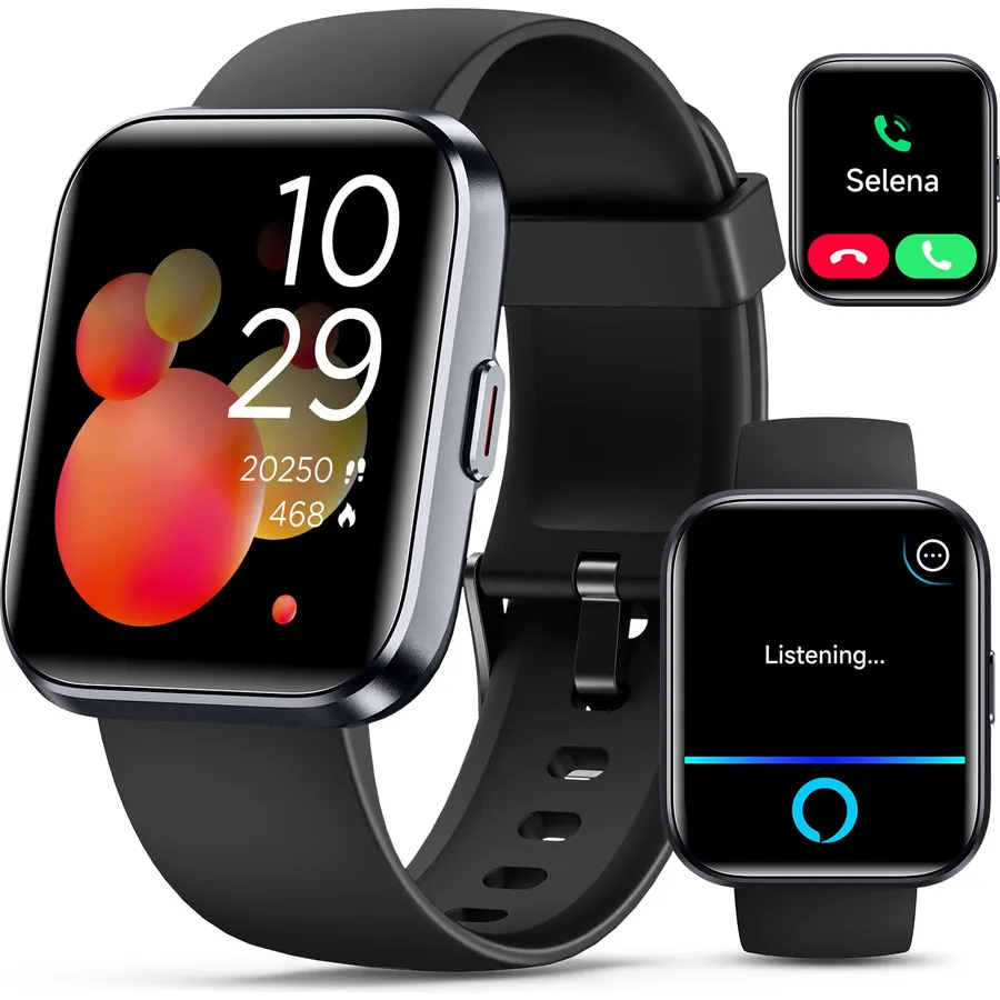 1.95" Smart Watch for Men Women with ALEXA, Fitness Watch for Android iOS