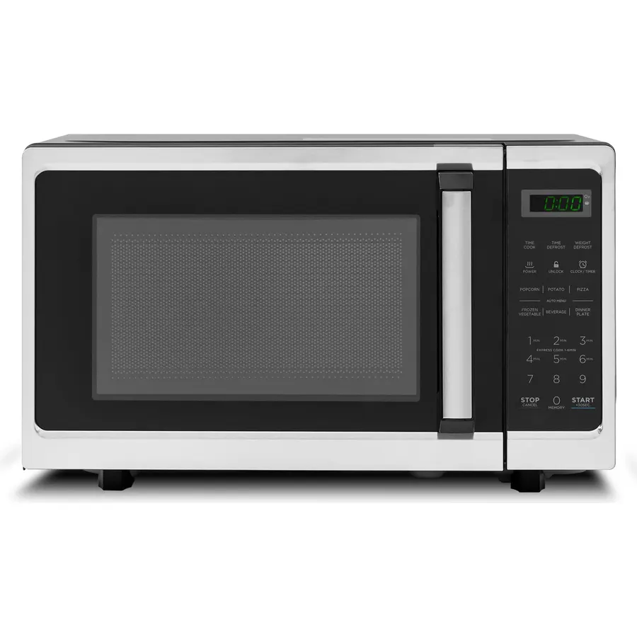 SMETA 0.7 Cu.Ft Countertop Microwave Oven, 700W 120V Digital Microwave with LED Display, Child Lock, 10 Power Levels & 6 Auto Cooking Menus, Easy to Use for Kitchen, Dorm, Apartment