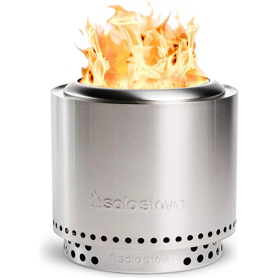 Solo Stove Ranger 2.0 15" Smokeless Fire Pit with Stand | Portable Fire Pit