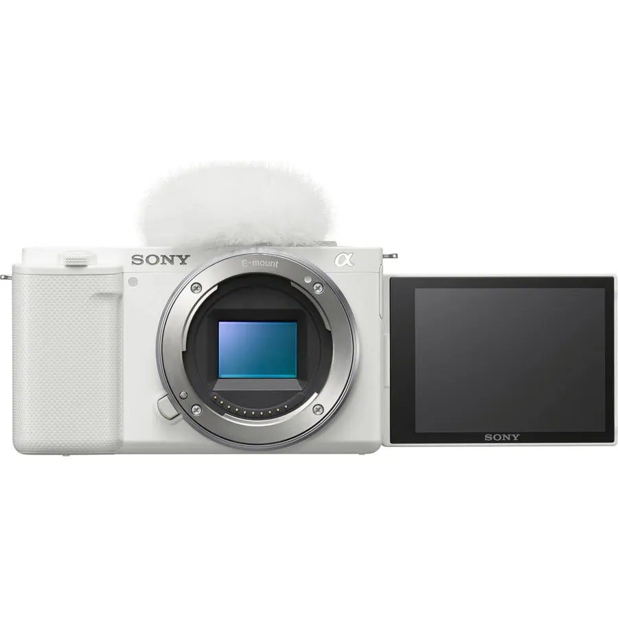 Sony Alpha ZV-E10 APS-C Interchangeable Lens Mirrorless (Body Only, White)