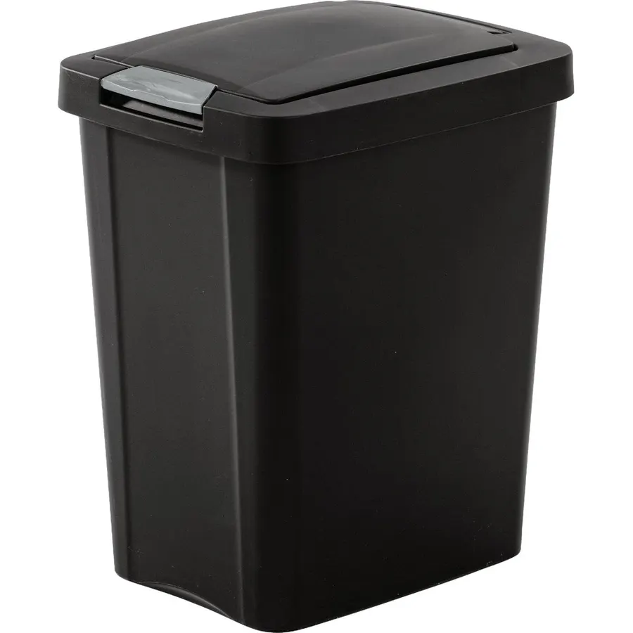 Sterilite 7.5 Gal. Black TouchTop Wastebasket - 1 Each
