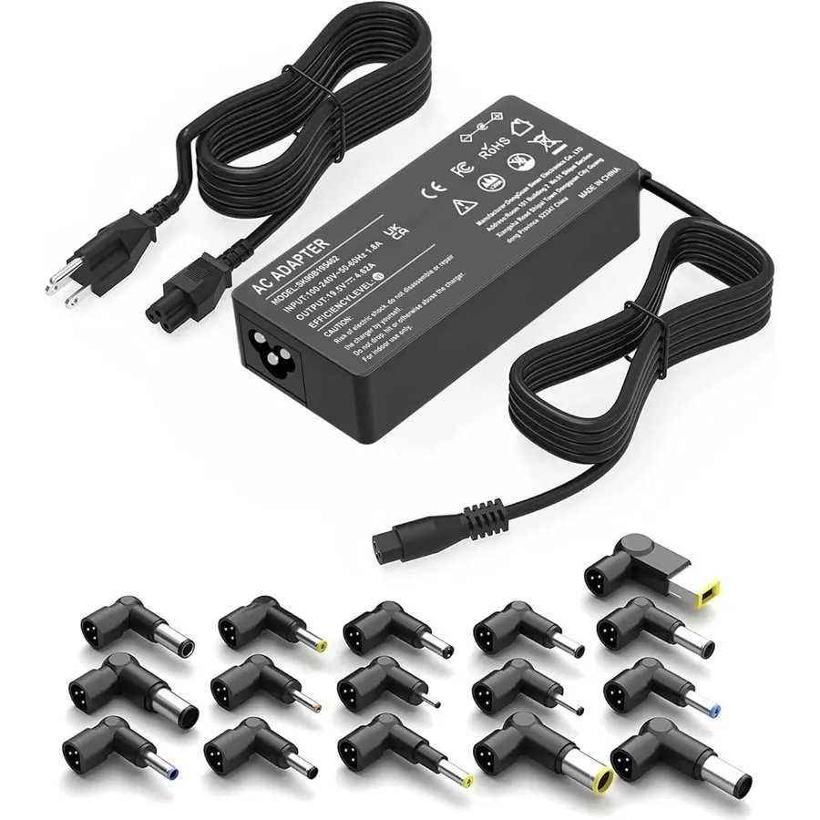 SZGUDULO 90W Universal AC Adapter Laptop Charger for Dell HP Acer 16 Tips