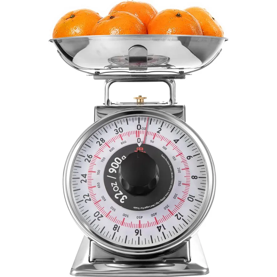 Tada 2lb Analog Food Scale 32oz Stainless Steel Mechanical Kitchen Scale
