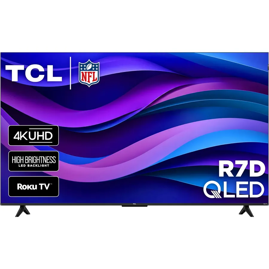 TCL 55-Inch Class R7D Series 4K UHD HDR Roku Smart TV | FullView Bezel-Less Design, Google Cast & AirPlay 2 | Television for Living Room & Bedroom (55R7D, 2026) Streaming Live News, Sports & Movies