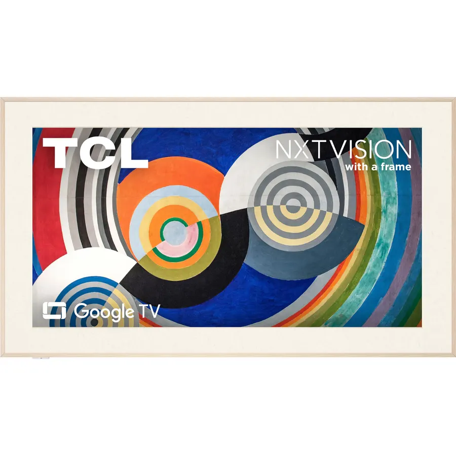 TCL 85" NXTVISION Series Picture Frame TV, Google Smart TV QLED 4K, 85A300W