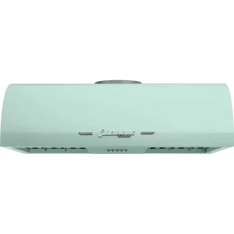 Unique Appliances UGP-30CR RH LG Under Cabinet 30-In Range Hood, Summer Mint Green; Stylish Retro Design; Easy-to-Use Controls Allow for Fan Speed and Light Operation; Steel Construction