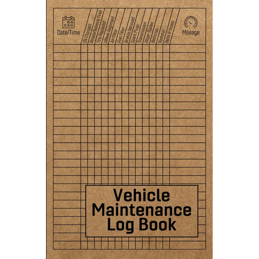 Vehicle Maintenance Log Book: Car Repair Journal / Automotive Service Record Book / Oil Change Logbook / Auto Expense Diary / Engine Autolog / Automobile, Truck Or Motorcycle Owner Gift Notebook