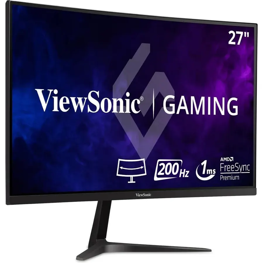 ViewSonic VX2718-PC-MHD 27 Inch 1080p Curved Gaming Monitor, 200Hz, 1ms