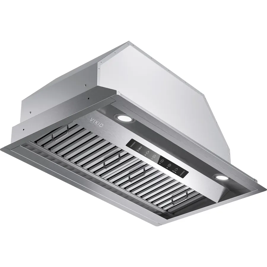 VIKIO HOME 30 Inch Range Hood Insert, 980 CFM, Dual-Intake, Gesture & Touch