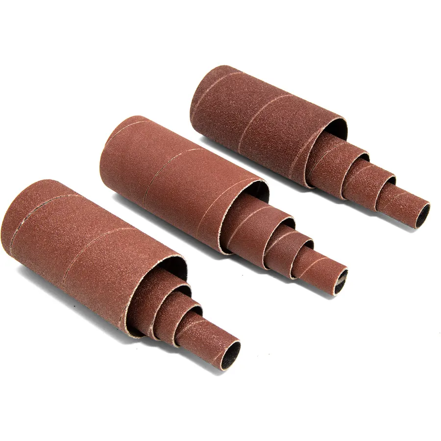 WEN 5932SPC Replacement Spindle Sanding Sleeves, Assorted Sandpaper Grits, 12 Pack