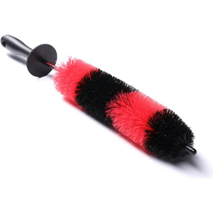 Wheel Rim Brush with Knuckle Guard Long Bristle for Car Cleaning