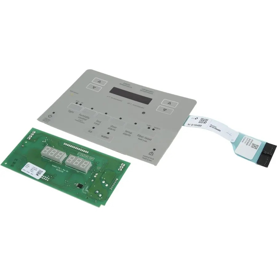 Whirlpool W10740217 Genuine OEM Refrigerator Dispenser Control Board and Panel Replacement Part - Replaces W10316089, W10164471 and W10708489