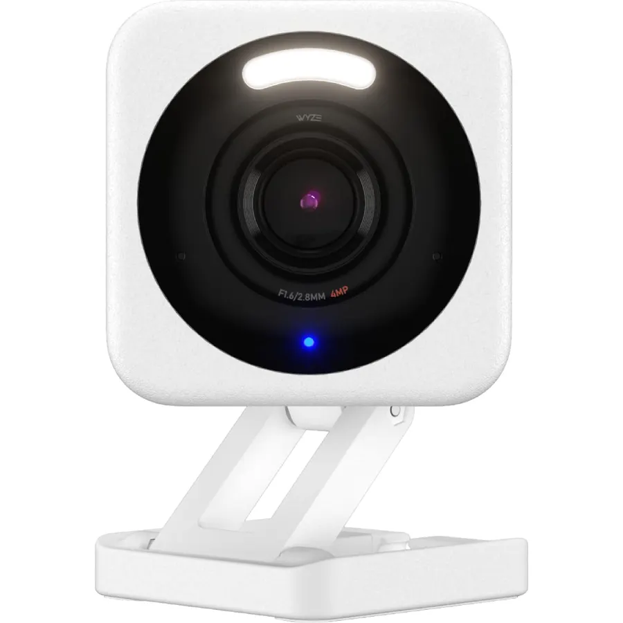 WYZE Cam v4 (Latest Model), 2.5K AI Security Camera, Indoor/Outdoor Cameras for Home Security, Baby Monitor & Pet Camera, Vibrant Color Night Vision, No Subscription Required